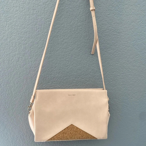 Pixie Mood blush pink and cork vegan bag - Picture 3 of 9